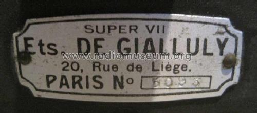 Super-Sept ; de Gialluly, SINDAR (ID = 1874752) Radio