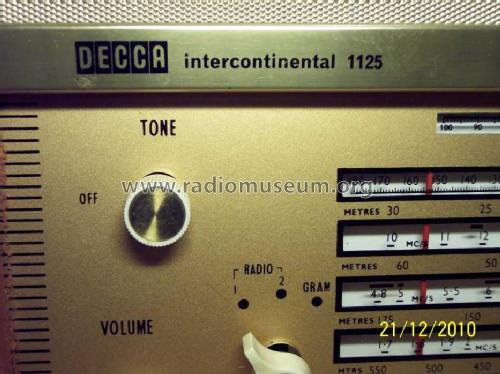 Intercontinental 1125; Decca Brand, Samuel (ID = 897845) Radio