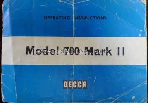 SRG700 MkII; Decca Brand, Samuel (ID = 1951268) Radio
