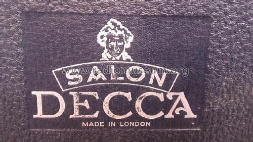 The Salon Gramophone ; Decca Brand, Samuel (ID = 1982970) TalkingM