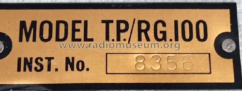 TP/RG100; Decca Brand, Samuel (ID = 2315698) Radio