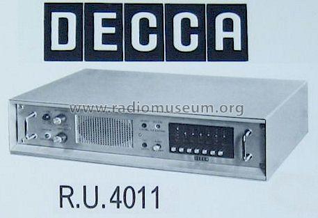TV Tuner RU4011; Decca Brand, Samuel (ID = 698236) Television