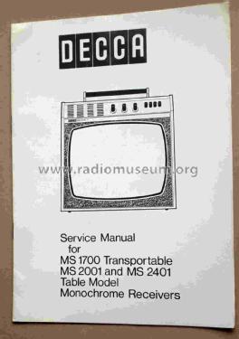 MS2401; Decca Brand, Samuel (ID = 2984116) Television