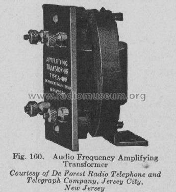 AmplifyingTransformer type A 400 ; DeForest Radio (ID = 1743952) Radio part