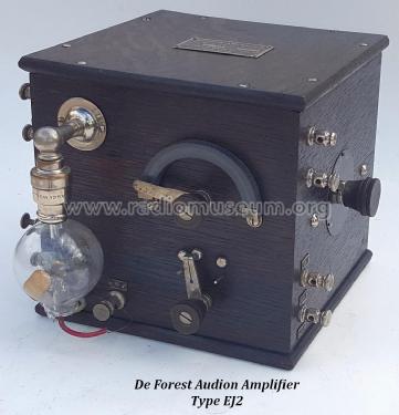 Audion Amplifier Type EJ2; DeForest Radio (ID = 2313082) Ampl/Mixer