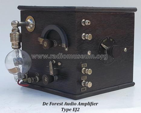 Audion Amplifier Type EJ2; DeForest Radio (ID = 2313083) Ampl/Mixer