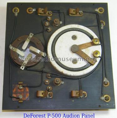 Audion-Ultraudion Detector Panel Type P-500; DeForest Radio (ID = 1986088) mod-pre26