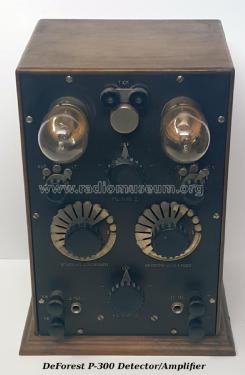 Detector and One Stage Amplifier Type P-300; DeForest Radio (ID = 2821577) mod-pre26