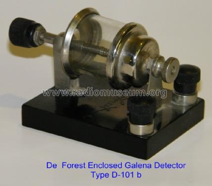 Enclosed Galena Detector Type D-101 b; DeForest Radio (ID = 1193374) Radio part