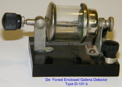 Enclosed Galena Detector Type D-101 b; DeForest Radio (ID = 1193376) Radio part