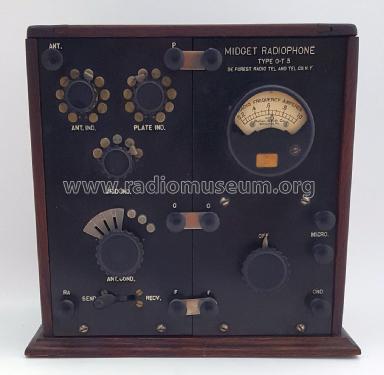 'Midget' Radiophone Transmitter Type OT-3; DeForest Radio (ID = 2166922) Amateur-T