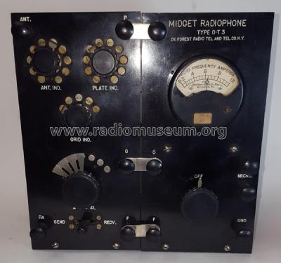 'Midget' Radiophone Transmitter Type OT-3; DeForest Radio (ID = 2166936) Amateur-T