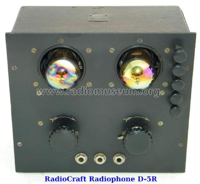 Radio-Craft Radiophone D-5R; DeForest Radio (ID = 1980442) Verst/Mix