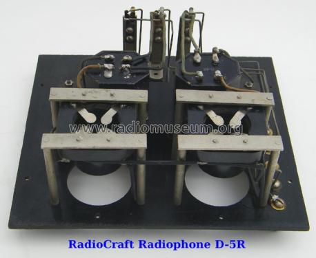 Radio-Craft Radiophone D-5R; DeForest Radio (ID = 1980446) Ampl/Mixer
