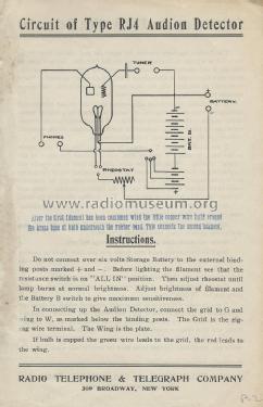 Radio Tel & Tel RJ-4 ; DeForest Radio (ID = 1949935) mod-pre26