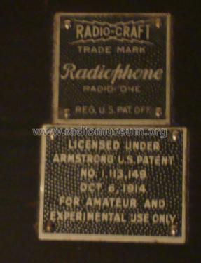 Radio-Craft Radiophone D-4R; DeForest Radio (ID = 1077121) Radio