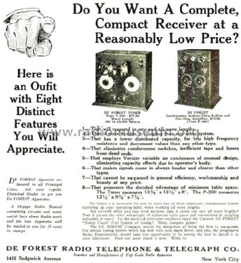 Tuner Type T-200; DeForest Radio (ID = 1462066) mod-pre26