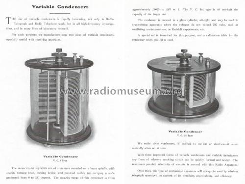 Variable Condenser Type V.C. 3.5; DeForest Radio (ID = 1978183) mod-pre26