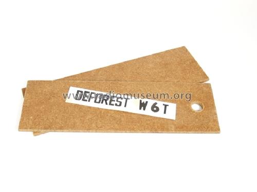 W6T; DeForest Radio (ID = 1619758) Radio