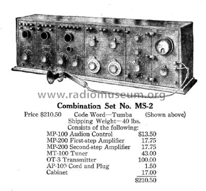 Combination Set No. MS-2; DeForest Radio (ID = 975590) Amat TRX