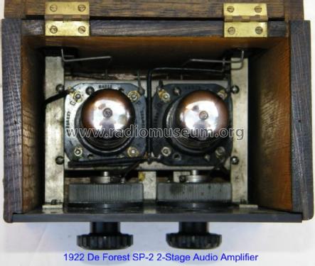 SP-2 2-Stage Audio Amplifier; DeForest Radio (ID = 893989) Ampl/Mixer