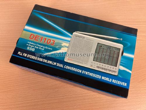 PLL FM Stereo/SW MW LW Dual Conversion Synthesized World Receiver DE-1103; Degen 深圳市德劲电子有限公司 (ID = 3096007) Radio