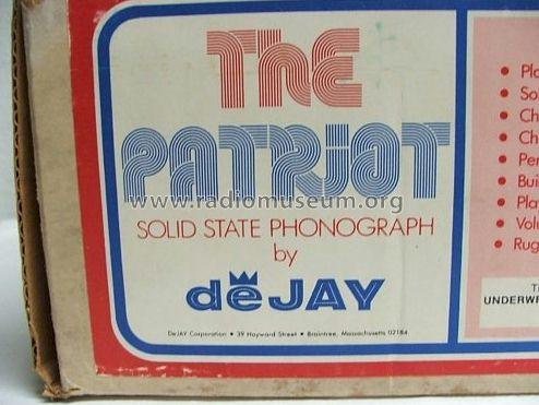The Patriot SP-20; DeJay Corporation; (ID = 985756) Sonido-V