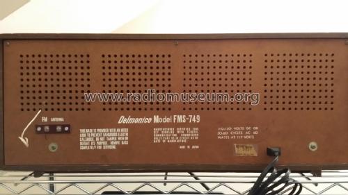 FM/AM/FM Stereo Receiver FMS-749; Delmonico; Long (ID = 2350891) Radio