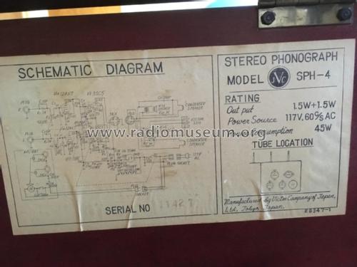 JVC Stereo Phonograph SPH-4; Delmonico; Long (ID = 2326803) Sonido-V