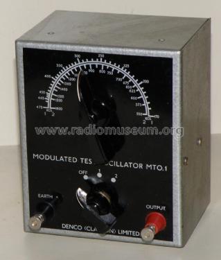 Modulated Test Oscillator MTO.1; Denco, Clacton-on- (ID = 2416854) Equipment