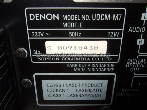 CD Auto Changer UDCM-M7; Denon Marke / brand (ID = 1563347) R-Player