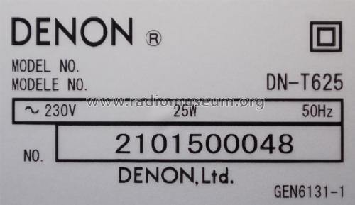 CD/Cassette Combi-Deck DN-T625; Denon Marke / brand (ID = 1821663) Sonido-V