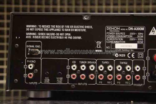 Professional Integrated Amplifier DN-A300M; Denon Marke / brand (ID = 1599290) Ampl/Mixer