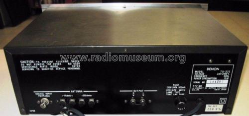Solid State FM Stereo Tuner TU-332; Denon Marke / brand (ID = 2331810) Radio