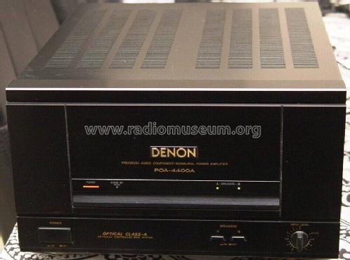 Hi-Fi Mono Amplifier POA-4400A; Denon Marke / brand (ID = 2685774) Ampl/Mixer
