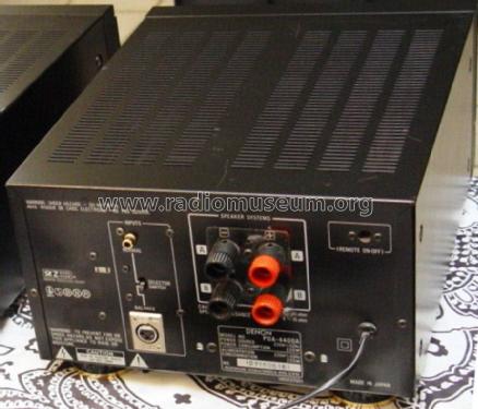 Hi-Fi Mono Amplifier POA-4400A; Denon Marke / brand (ID = 2685775) Ampl/Mixer