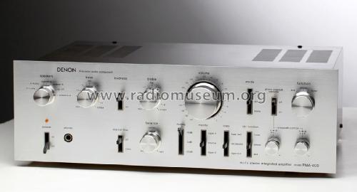 HiFi Stereo Integrated Amplifier PMA-400; Denon Marke / brand (ID = 1761114) Ampl/Mixer