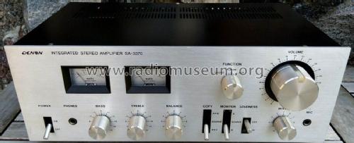 Integrated Stereo Amplifier SA-3370; Denon Marke / brand (ID = 2400826) Ampl/Mixer