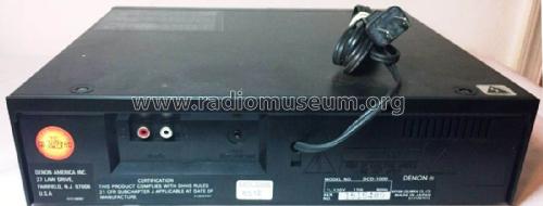 PCM Audio Technology / Compact Disc Player DCD-1000; Denon Marke / brand (ID = 2416794) Reg-Riprod