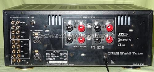 Precision Audio Component/Integrated Stereo Amplifier PMA-1560; Denon Marke / brand (ID = 2614203) Verst/Mix
