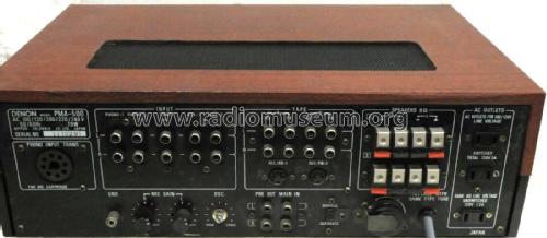 Solid State Integrated Amplifier PMA-500; Denon Marke / brand (ID = 2400379) Ampl/Mixer