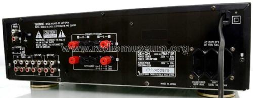 Precision Audio Component / Integrated Stereo Amplifier PMA-715R; Denon Marke / brand (ID = 2411636) Ampl/Mixer