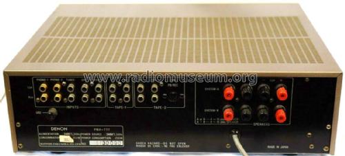 Precision audio component / pre-main amplifier PMA-777; Denon Marke / brand (ID = 2403720) Ampl/Mixer
