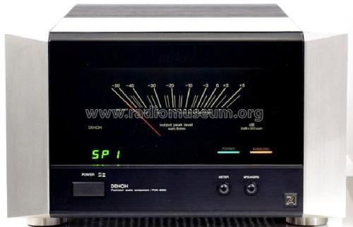 Precision audio component / Monoaural Power Amplifier POA-8000; Denon Marke / brand (ID = 2402850) Ampl/Mixer