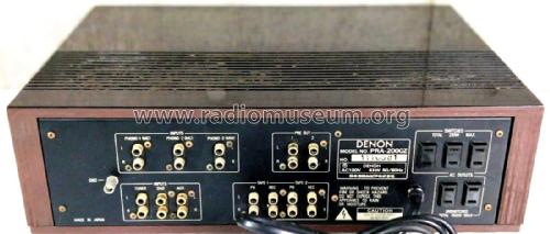 Precision audio component / stereo pre-amplifier PRA-2000Z; Denon Marke / brand (ID = 2403748) Ampl/Mixer