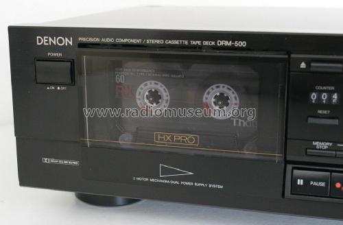 Precision Audio Comp./ Stereo Cassette Tape Deck DRM-500; Denon Marke / brand (ID = 2867518) R-Player