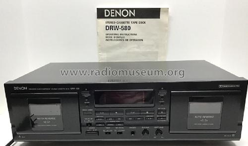 Precision Audio Component / Double Cassette Deck DRW-580; Denon Marke / brand (ID = 2974414) Enrég.-R