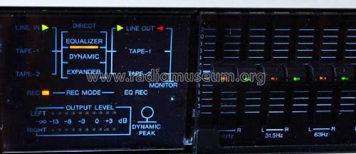 Precision audio component / stereo graphic equalizer DE-70; Denon Marke / brand (ID = 2412723) Ampl/Mixer