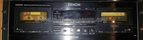 Precision Audio Component / Stereo Double Cassette Tape Deck DN-770R; Denon Marke / brand (ID = 2591671) Enrég.-R