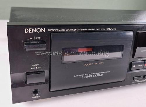 Precision Audio Component/Stereo Cassette Tape Deck DRM-740; Denon Marke / brand (ID = 2973980) R-Player